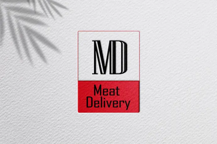 md logo design
